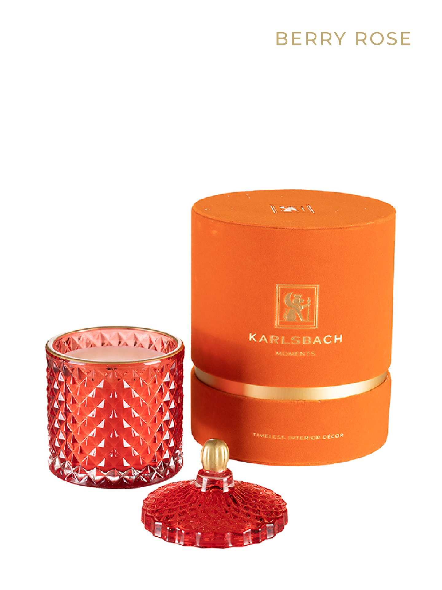 Berry Rose - GLASS CANDLE 250g - изображение 1