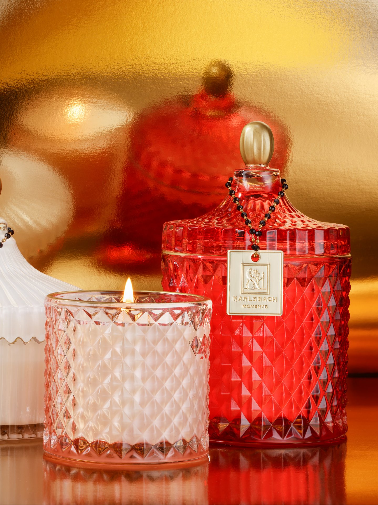 Berry Rose - GLASS CANDLE 460g - изображение 2