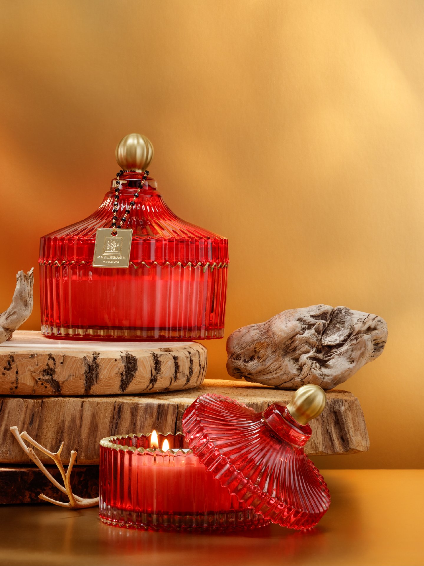 Berry Rose - GLASS CANDLE 250g - изображение 2