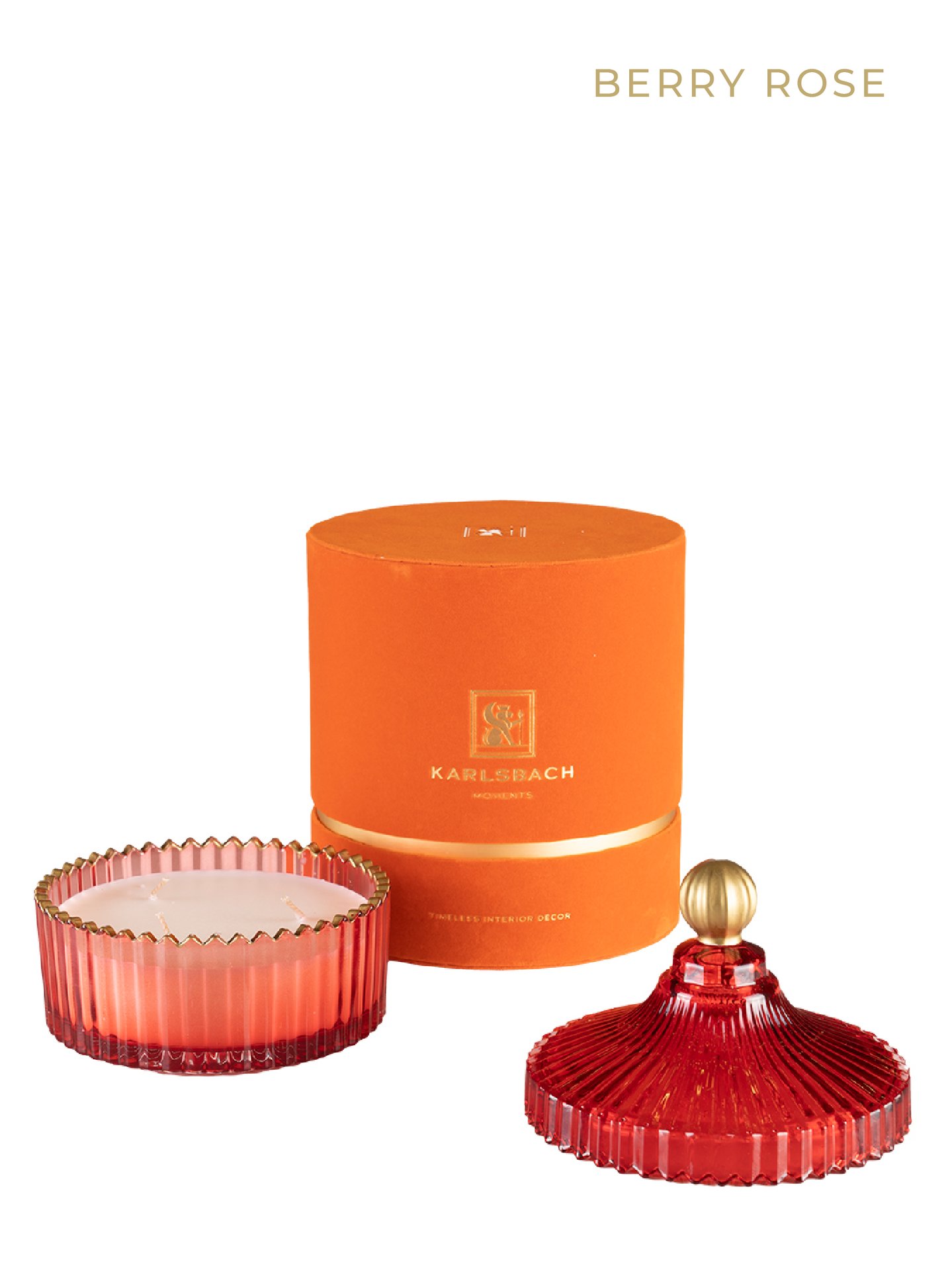 Berry Rose - GLASS CANDLE 250g - изображение 1