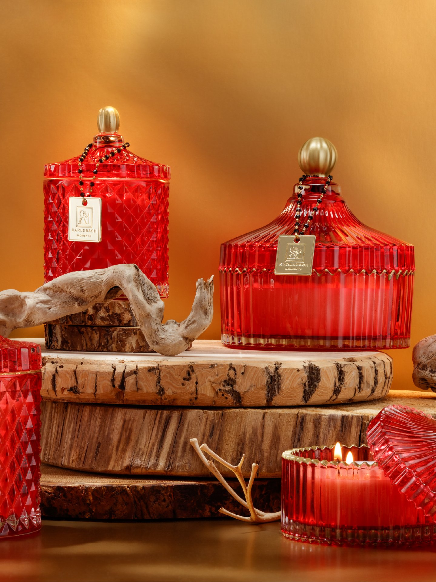 Berry Rose - GLASS CANDLE 450g - изображение 2