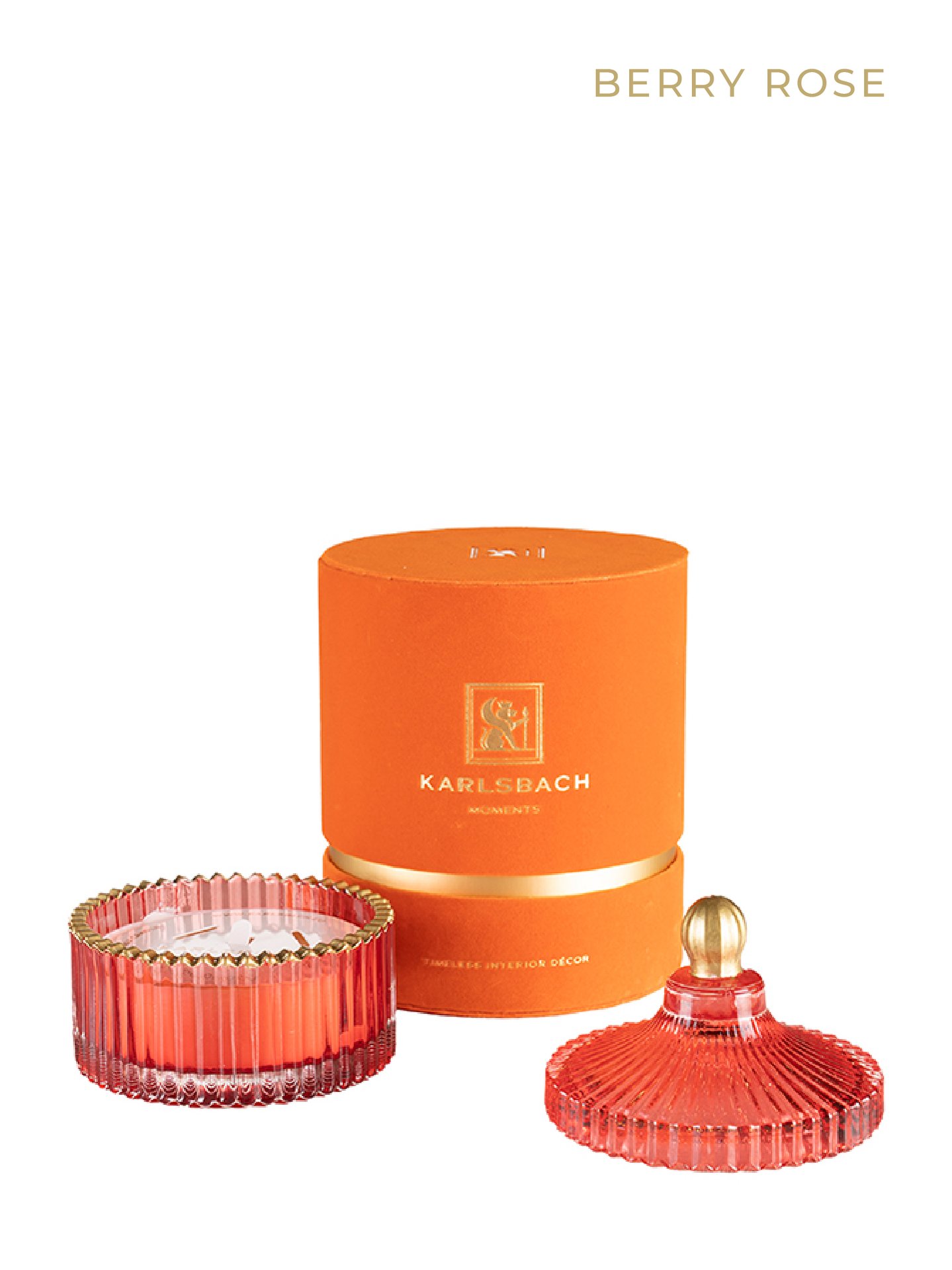Berry Rose - GLASS CANDLE 450g - изображение 1