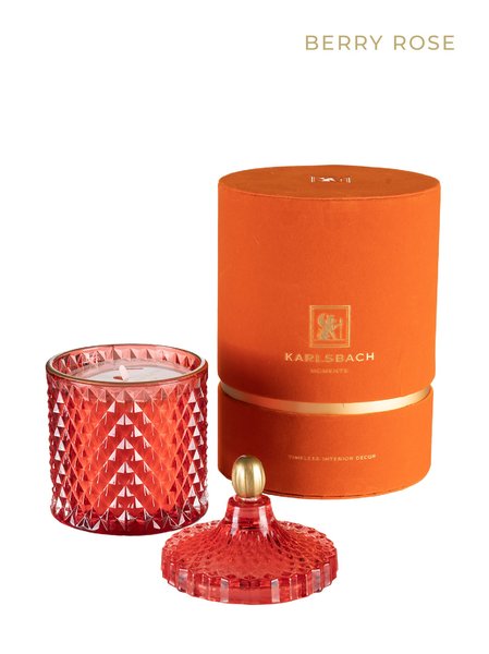 Berry Rose - GLASS CANDLE 460g