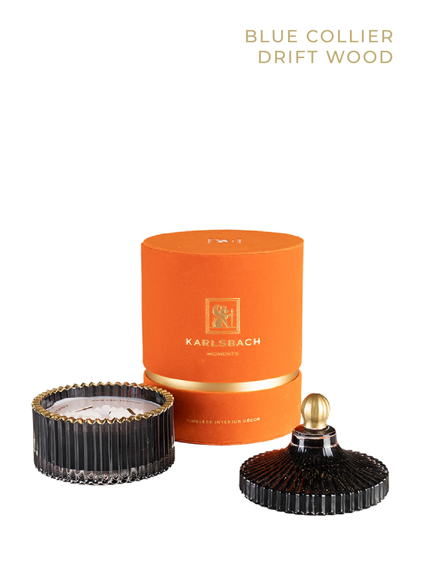 Blue Collier Driftwood - GLASS CANDLE 450g - изображение 1