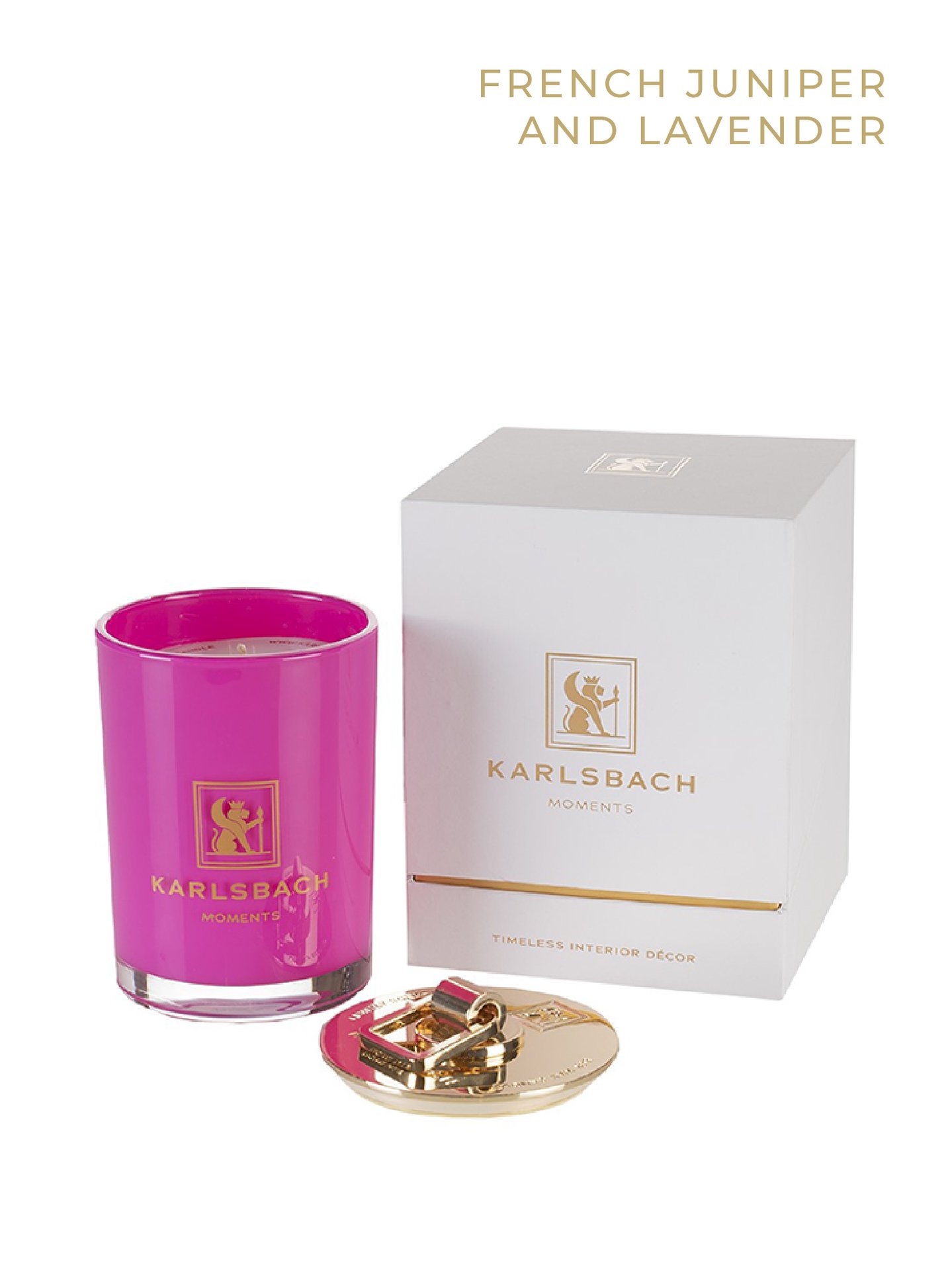 French juniper and lavender -GLASS CANDLE 270g - изображение 1