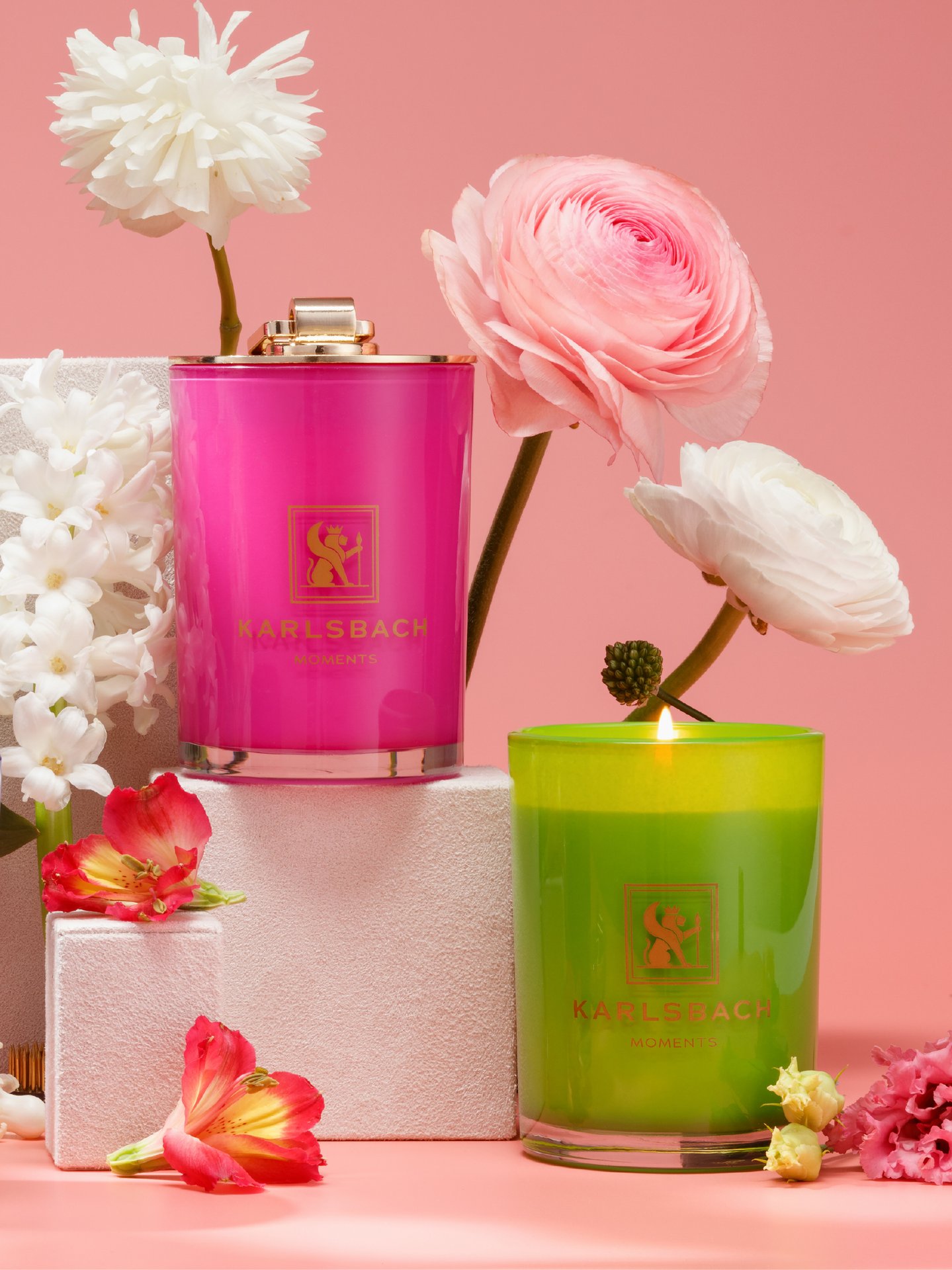Rose Flowers Sea - GLASS CANDLE 270g - изображение 2
