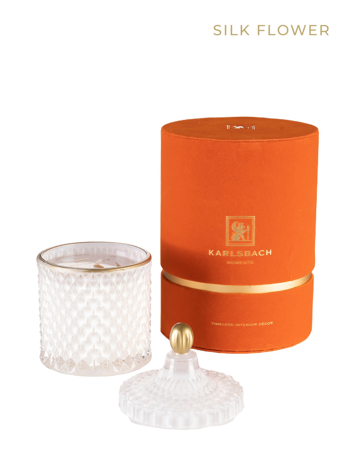 Silk Flower - GLASS CANDLE 460 гр - изображение 1