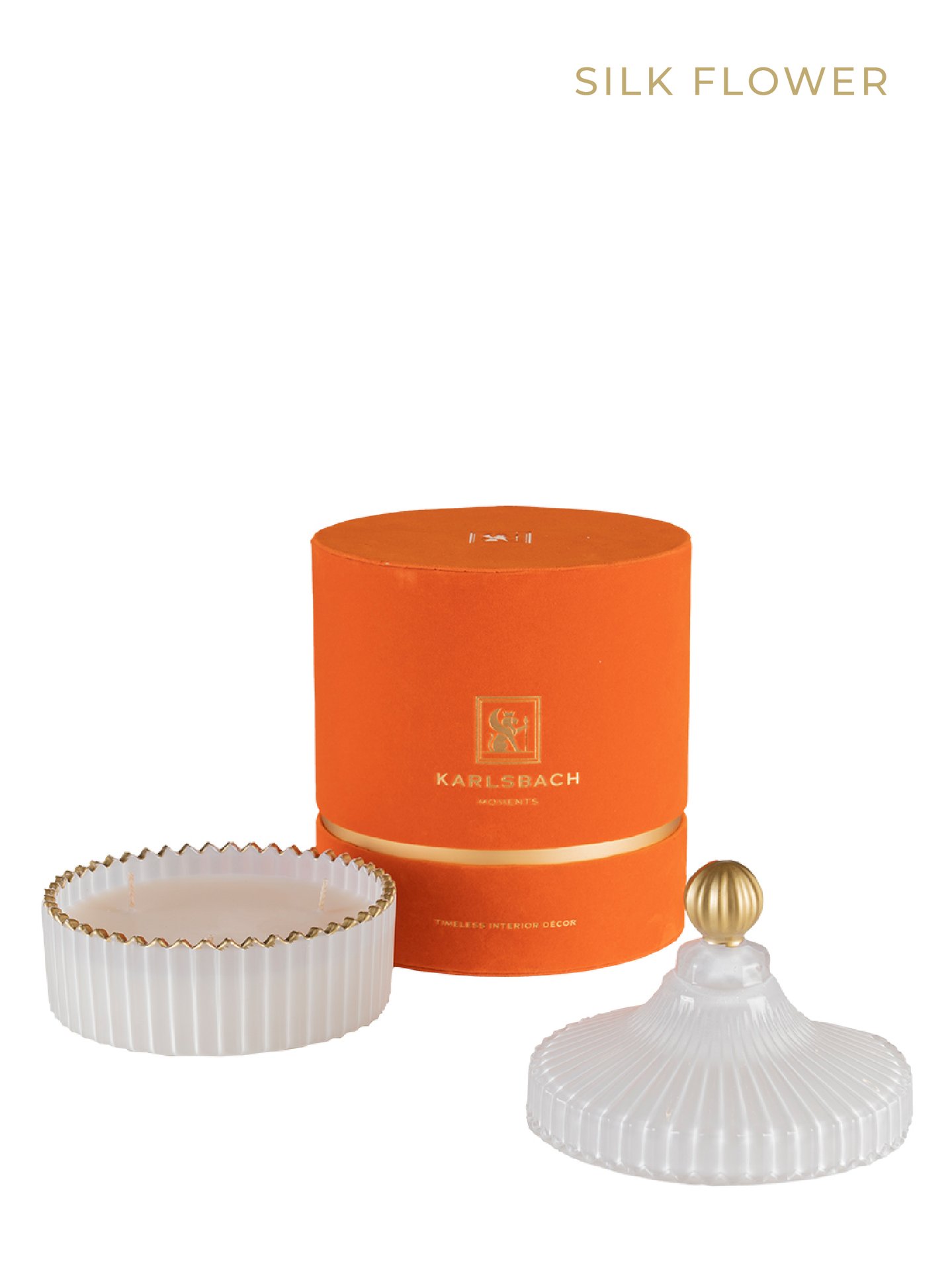 Silk Flower - GLASS CANDLE 250g - изображение 1