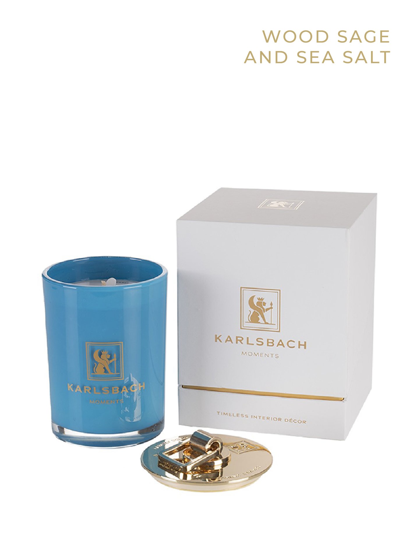 Woodsageandsea salt - GLASS CANDLE 270g - изображение 1