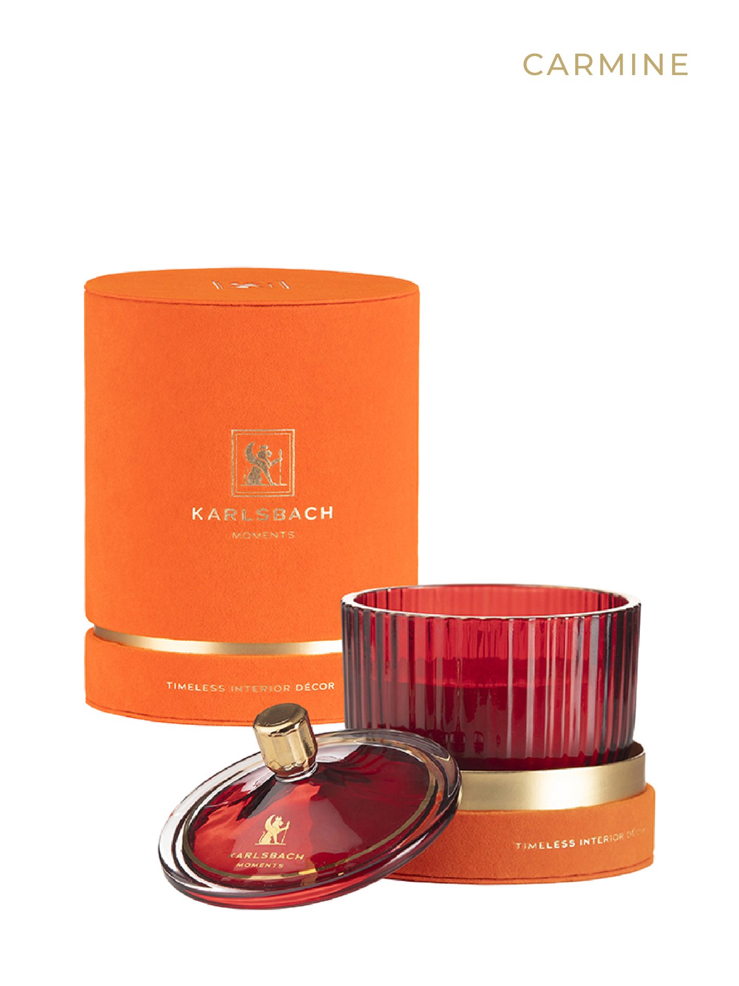 CARMINE - GLASS CANDLE 240g   - изображение 1